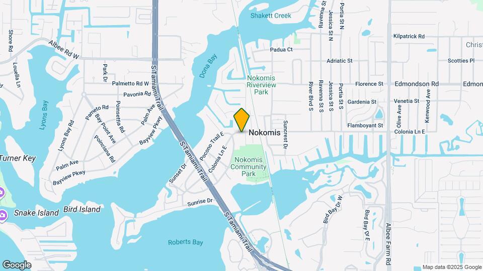 308 Colonia Ln E Map and Location Details