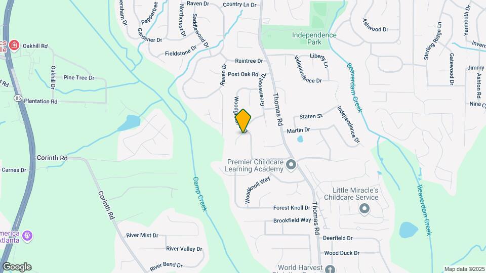 9212 Woodhill Ln Map and Location Details