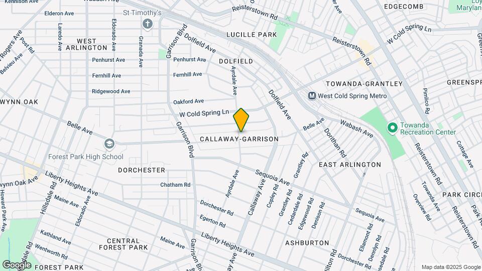 3730 Belle Ave Mapa y Detalles de la Ubicación