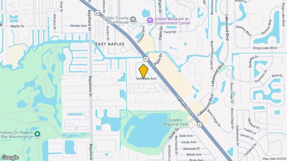 3502 Seminole Ave Map and Location Details