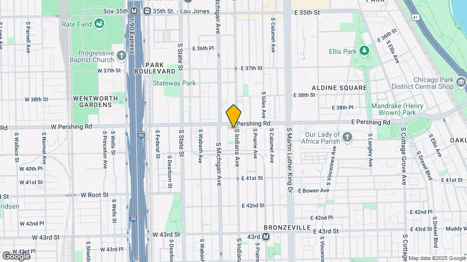 3912 S Indiana Ave Map and Location Details