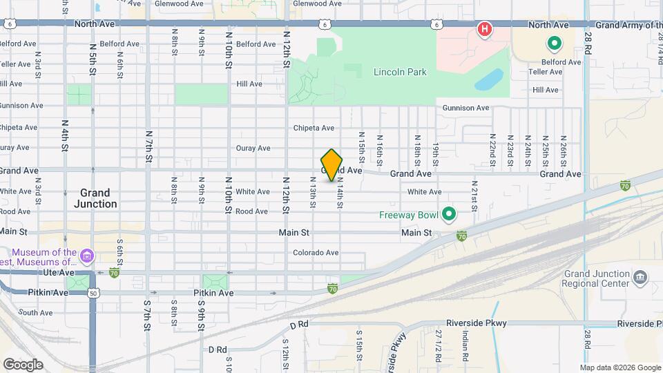 1336 White Ave Map and Location Details