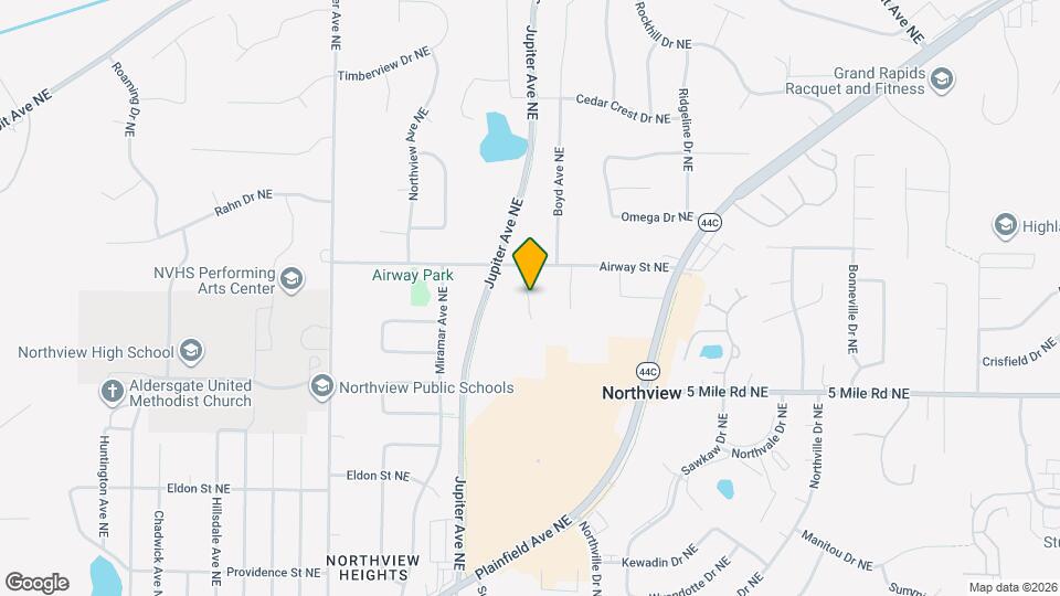 4546 Sarafield St NE Map and Location Details