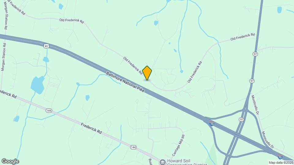 14827 Old Frederick Rd Map and Location Details