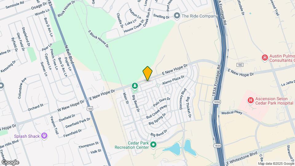 726 Lost Pines Ln Map and Location Details