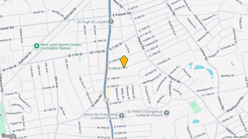 25 E 13th St Mapa y Detalles de la Ubicación