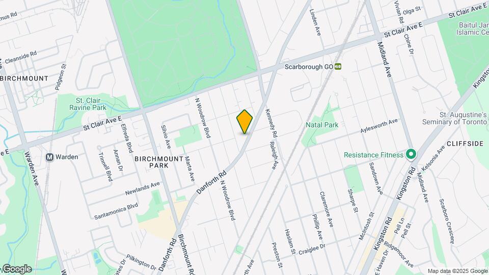 592 Danforth Rd Map and Location Details