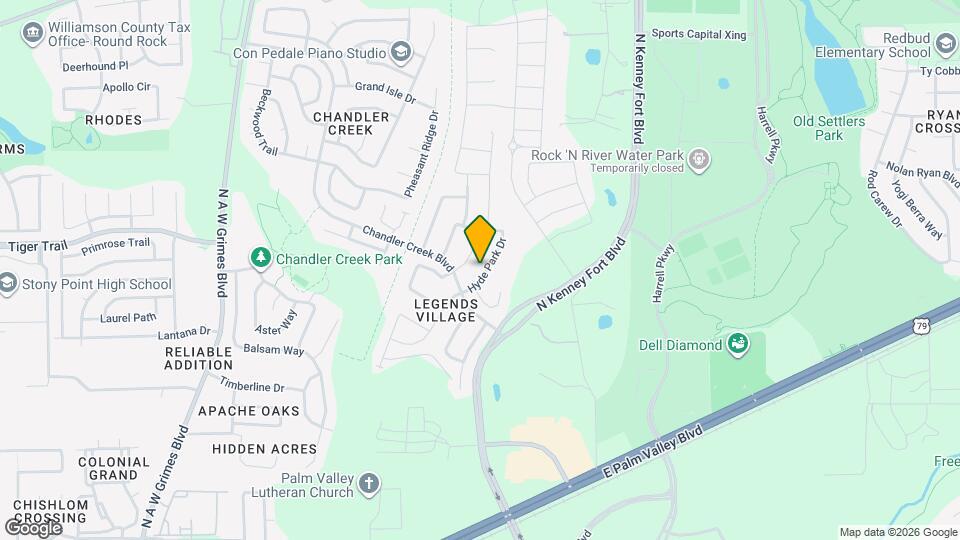 1124 Hyde Park Dr Mapa y Detalles de la Ubicación