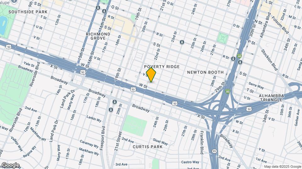 2209 W St Map and Location Details