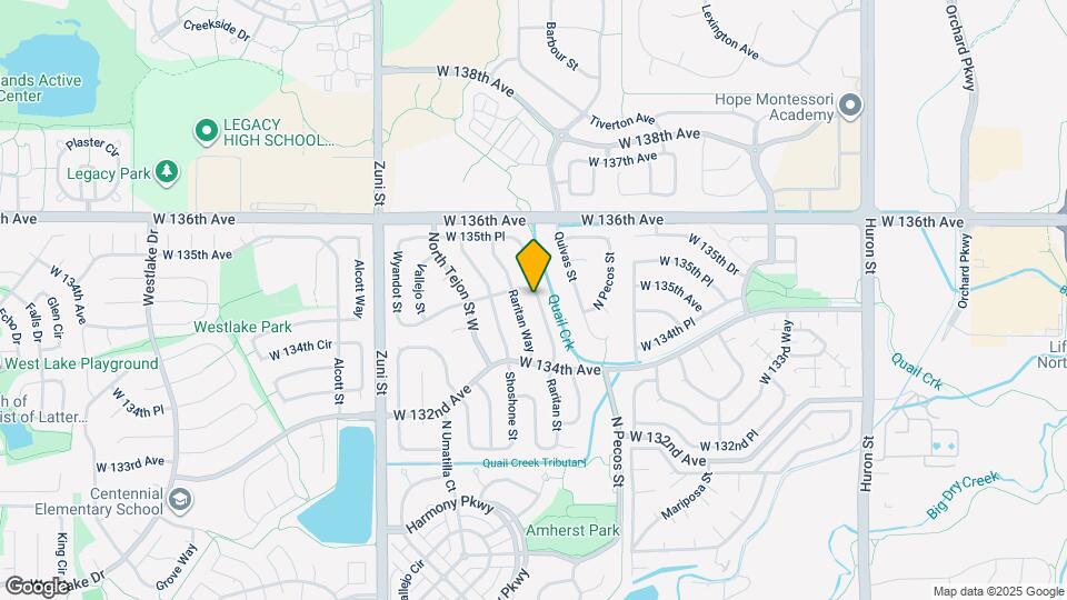 13495 Raritan St Map and Location Details