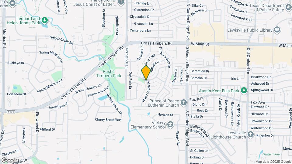 1512 Wood Creek Dr Map and Location Details