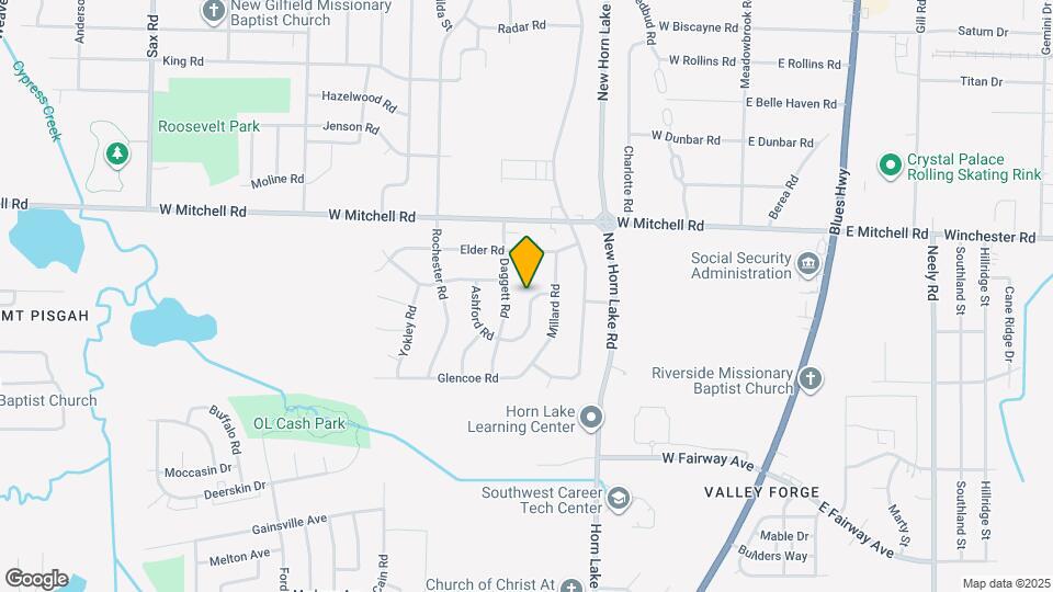 3509 Brantley Rd Map and Location Details