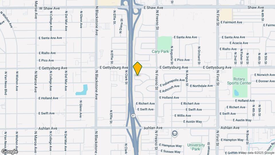 2221 E Donner Ave Map and Location Details