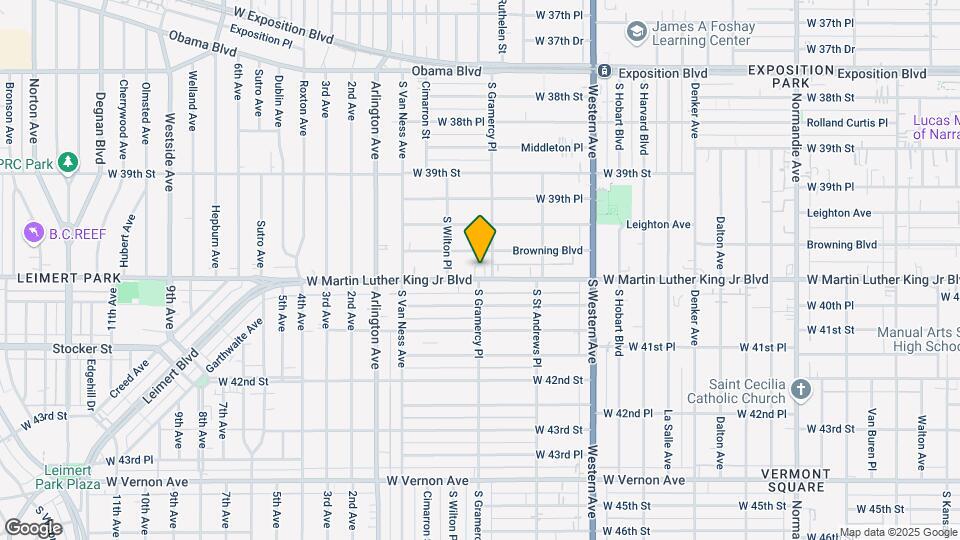 1915 W MLK Mapa y Detalles de la Ubicación