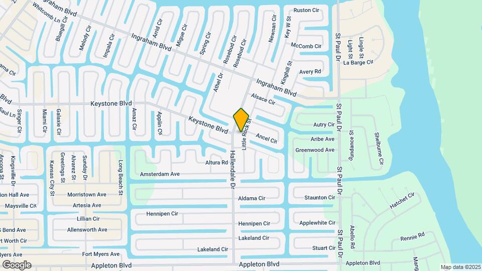 9501 Little Rock St Map and Location Details