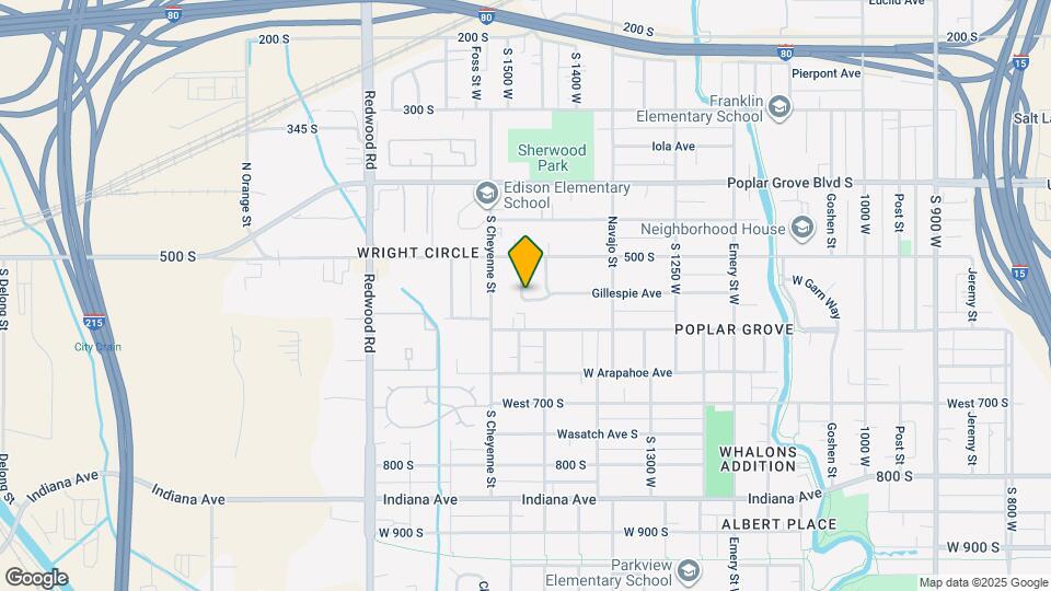 1480 Gillespie Ave Mapa y Detalles de la Ubicación