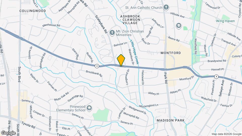 1120 E Woodlawn Rd Map and Location Details