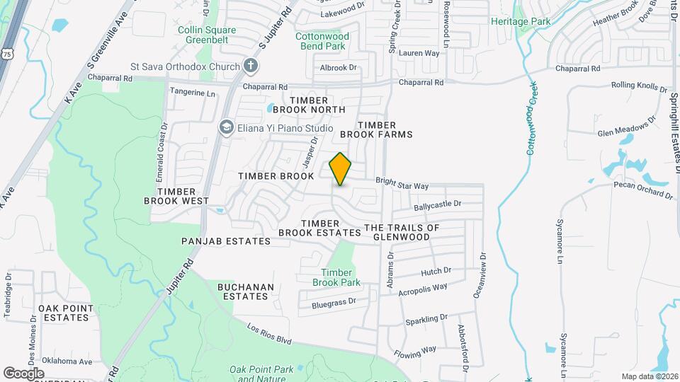 3405 Timber Brook Dr Map and Location Details