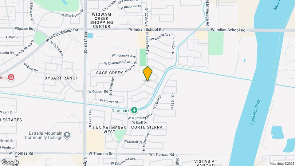 12694 W Flower St Mapa y Detalles de la Ubicación