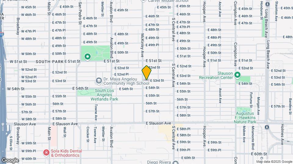868-870 E 53rd St Map and Location Details