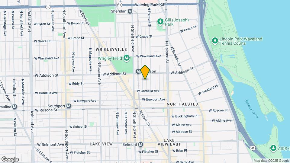 3533 N Wilton Ave Map and Location Details