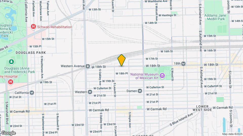 2131 W 18th St Map and Location Details