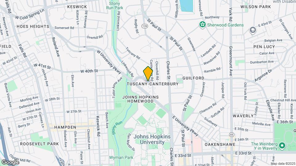 103 W 39th St Mapa y Detalles de la Ubicación