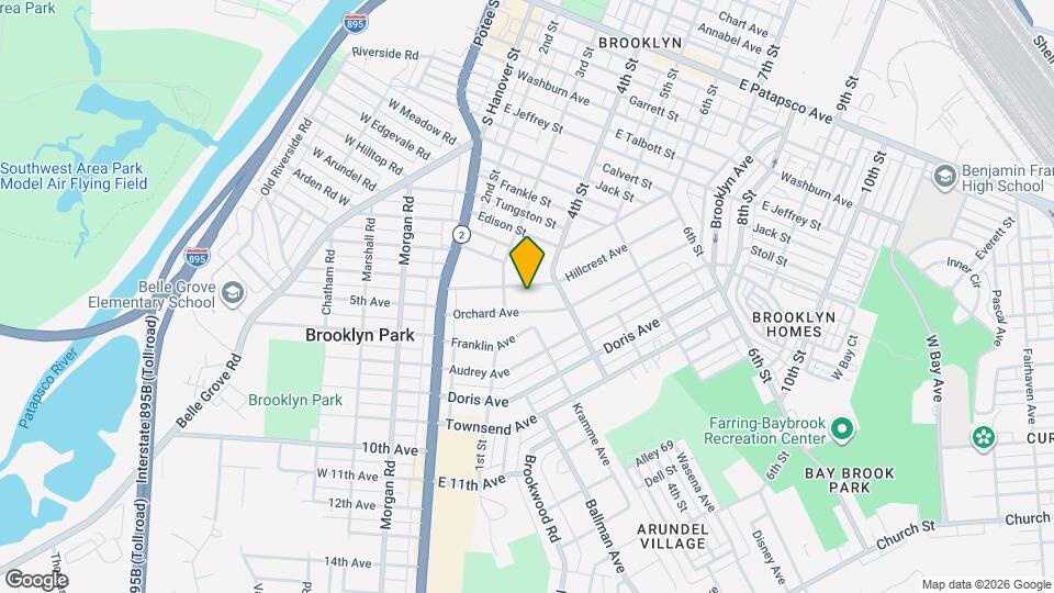 321 Orchard Ave, Unit #1 Map and Location Details