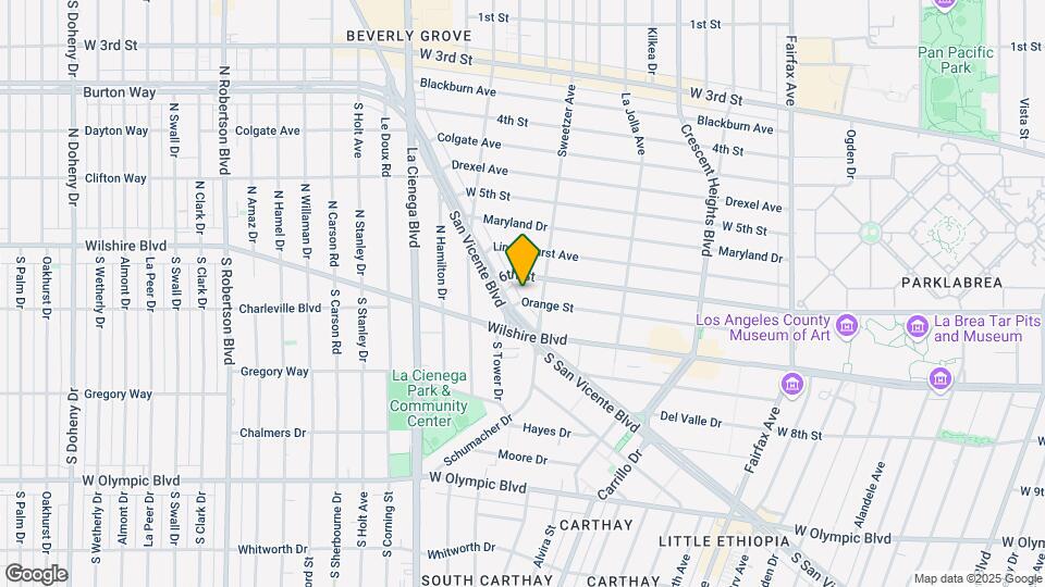 6617 Orange St Mapa y Detalles de la Ubicación