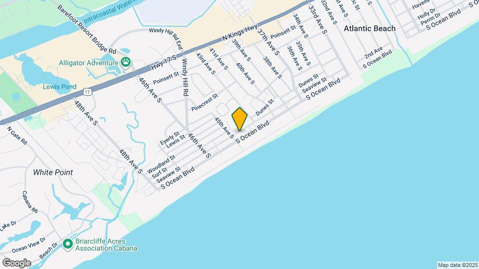 4314 S Ocean Blvd Map and Location Details