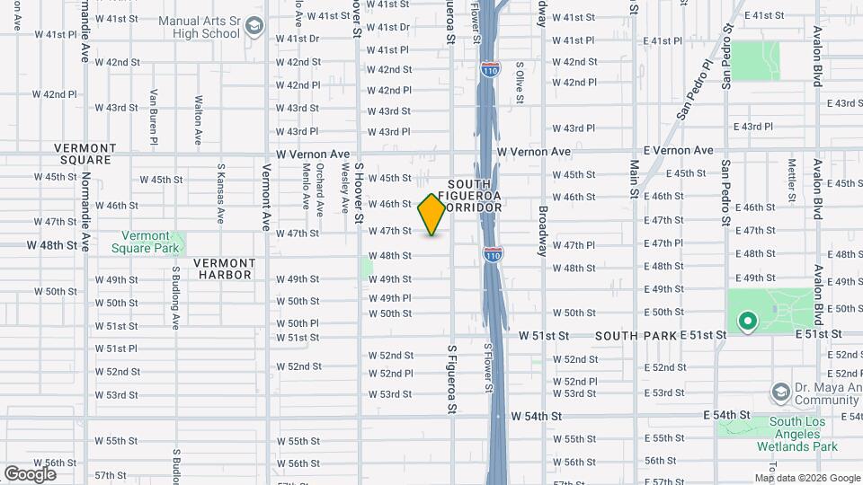 534 W 47th St Map and Location Details