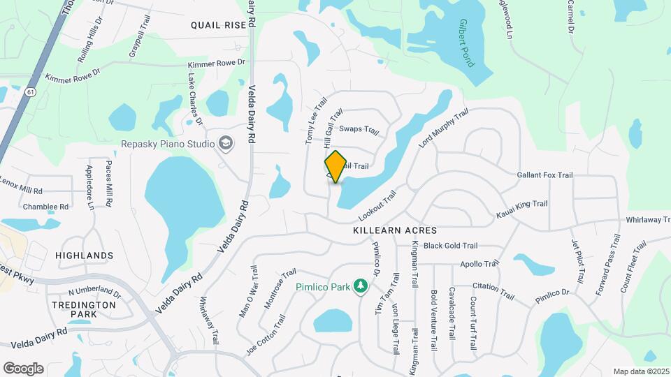 6605 Donerail Trail Map and Location Details