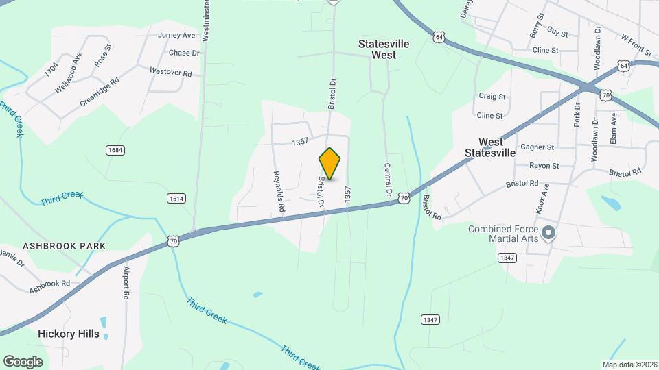 823 Bristol Dr Map and Location Details