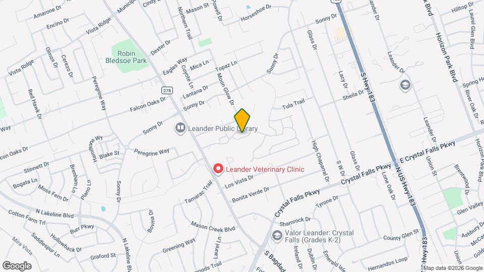 729 Aliso Trail Map and Location Details