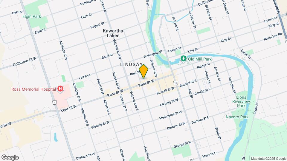 134 Kent St W Map and Location Details