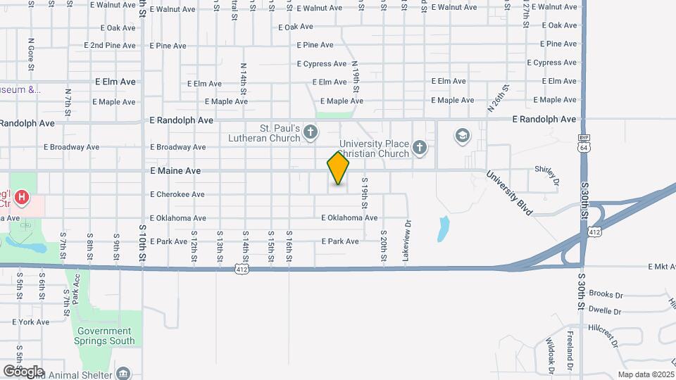 1764 E Cherokee Ave Map and Location Details