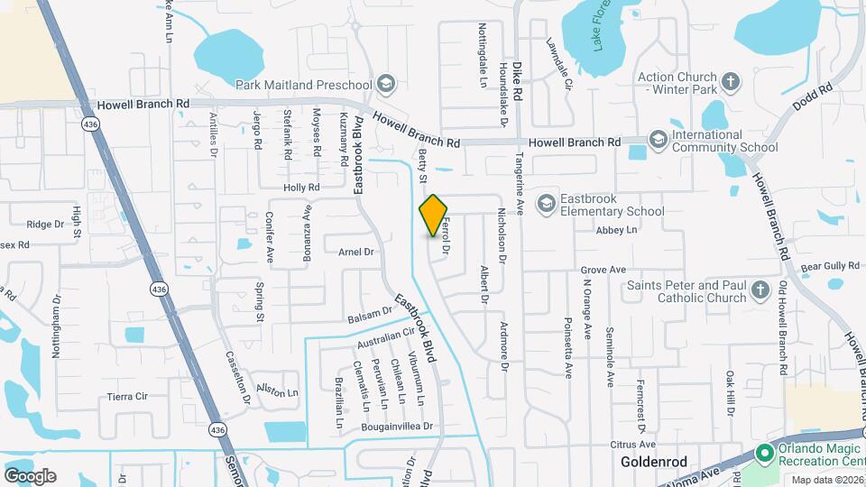 7433 Betty St Mapa y Detalles de la Ubicación