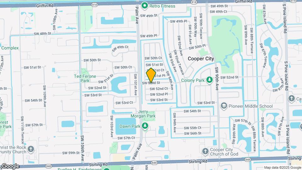 9460 SW 52nd St Map and Location Details