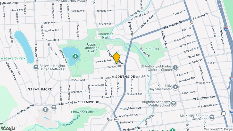 134 Parkway Dr Map and Location Details