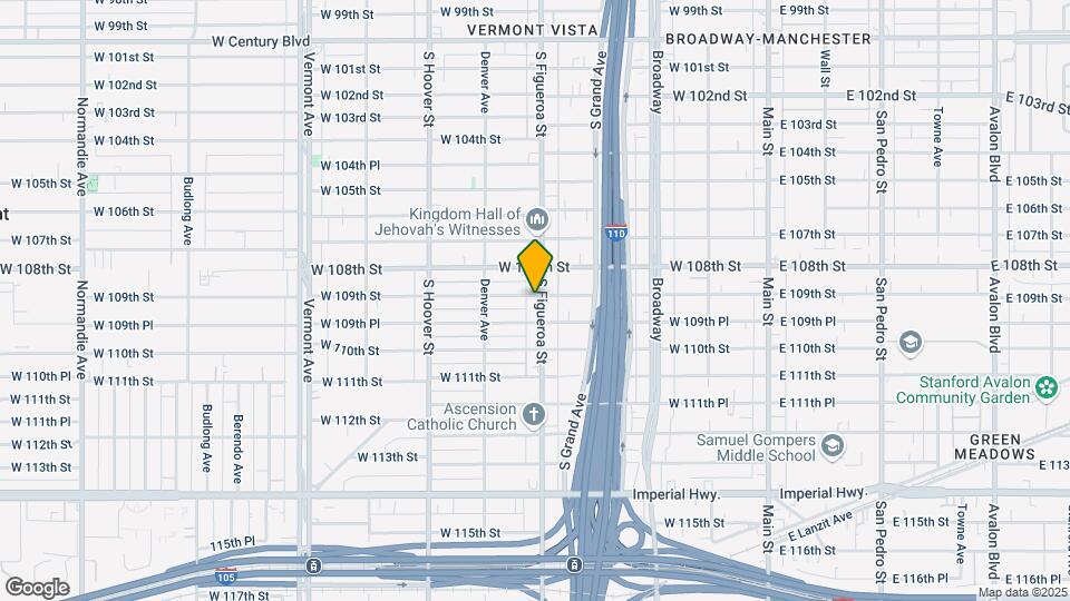 10903 Figueroa St Map and Location Details