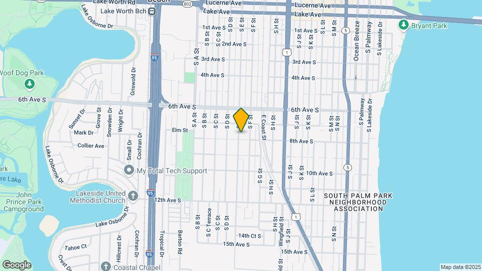728 S E St Map and Location Details