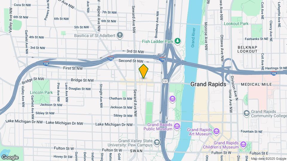 511 Bridge St NW Map and Location Details