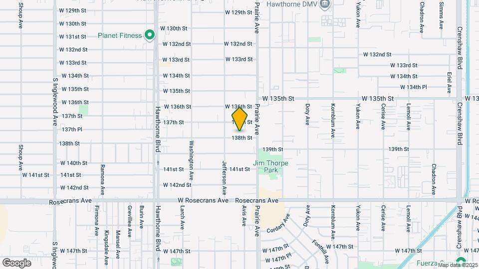 4061 W. 138th St. Mapa y Detalles de la Ubicación
