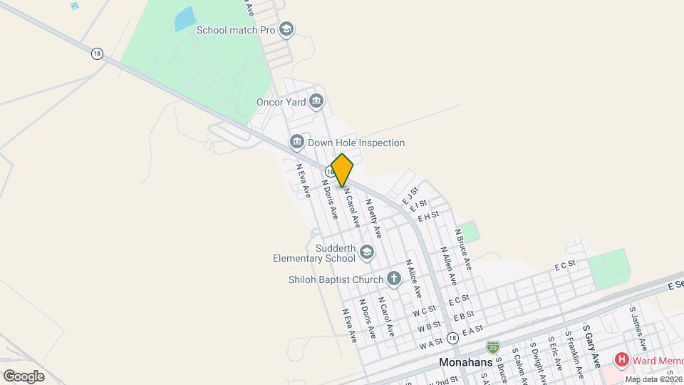 1011 N Carol Ave Map and Location Details