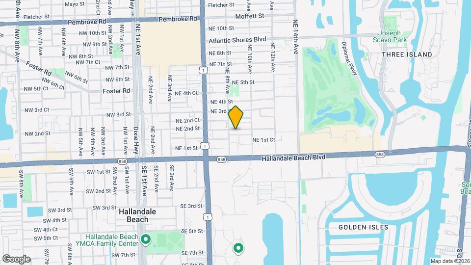 808 NE 2nd St Map and Location Details