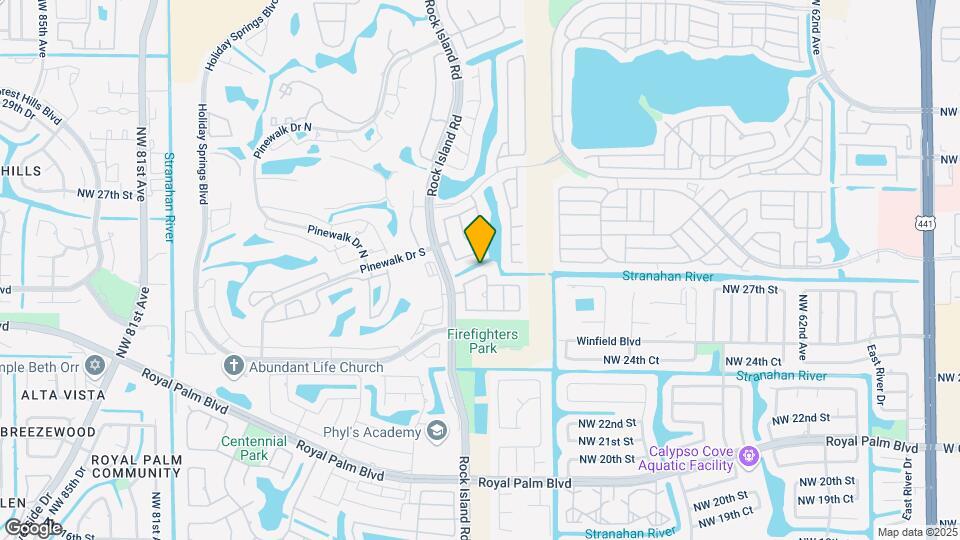 6919 NW 27th Ct Map and Location Details