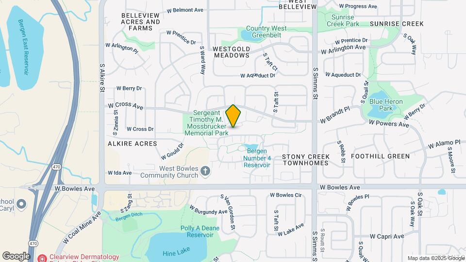 12208 W Dorado Pl, Unit 207 Map and Location Details