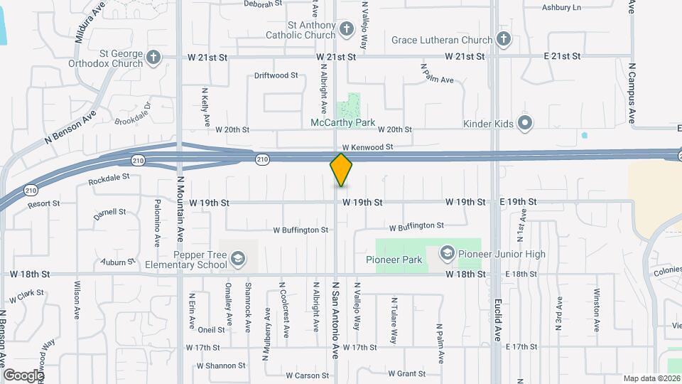 1913 N Vallejo Way Mapa y Detalles de la Ubicación