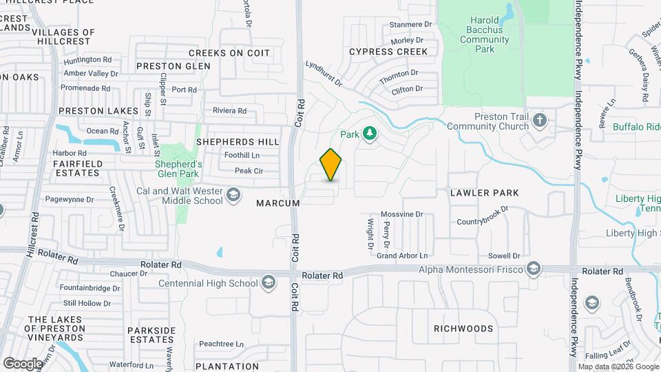 12963 Shepherds Hill Ln Map and Location Details