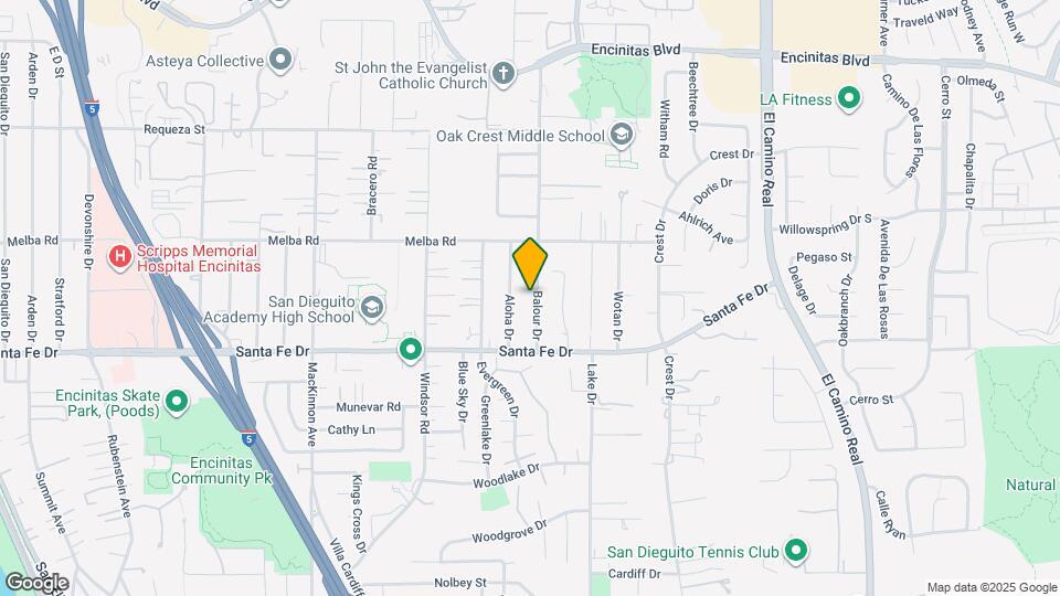 1108 Balour Dr Map and Location Details